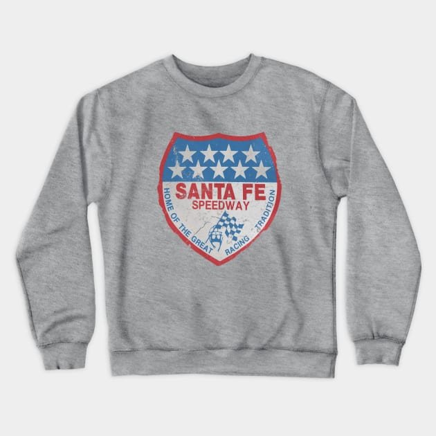 Santa Fe Speedway Crewneck Sweatshirt by retrorockit